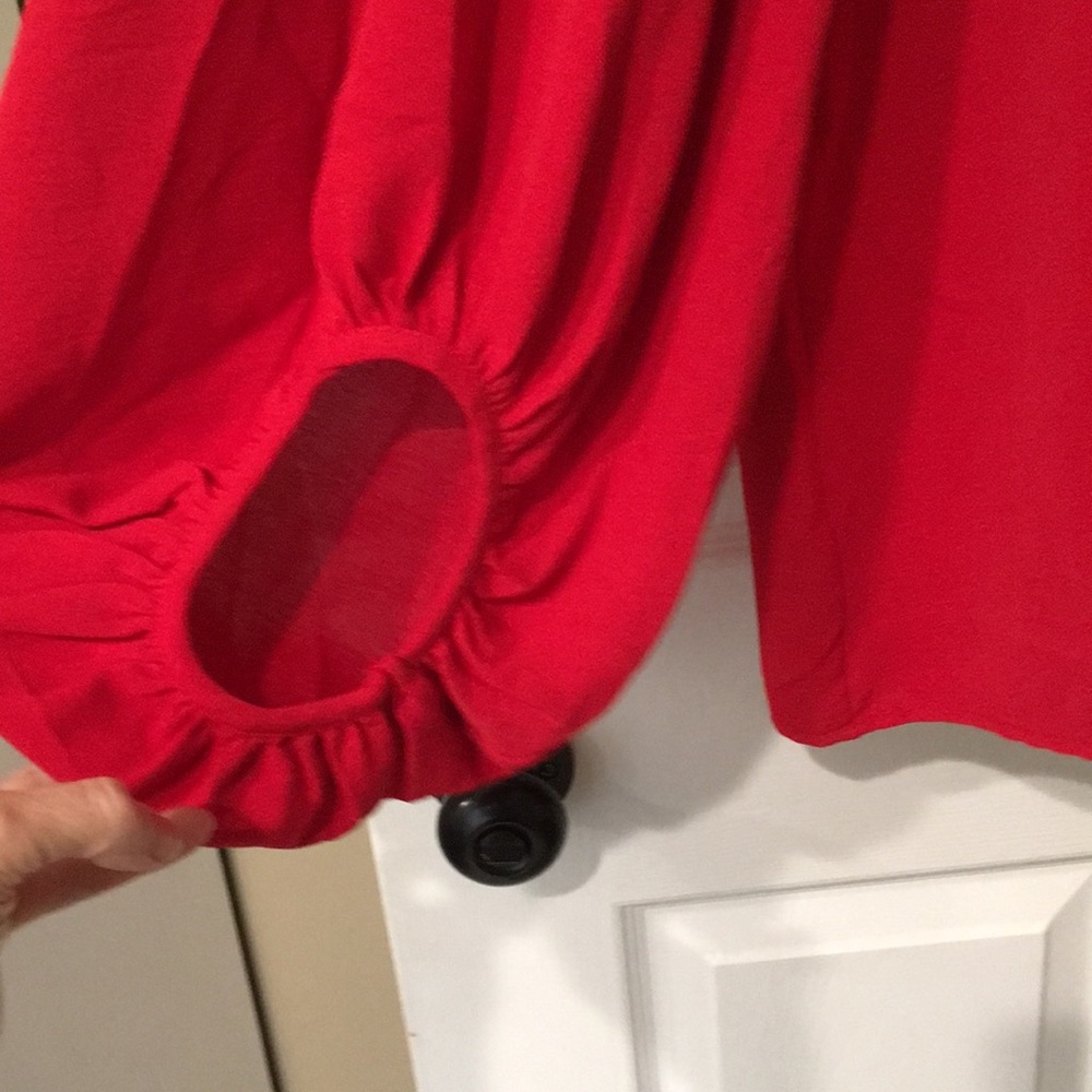 Flirty Red Top - Picture 3 of 6